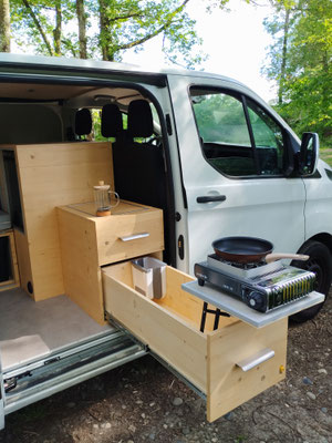 Vent Dôme cuisine Ford Transit Custom