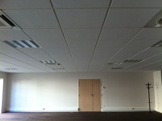 Faux plafonds 600x600mm tégular