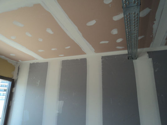 Plafond CF 1 h, cloison 98/48 Duo’Tech 25, RA = 53 dB
