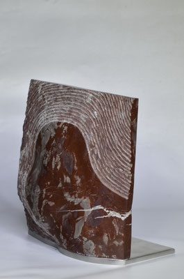 agrifo, Radiolarit, 2015, 30 x 13 x 30 cm