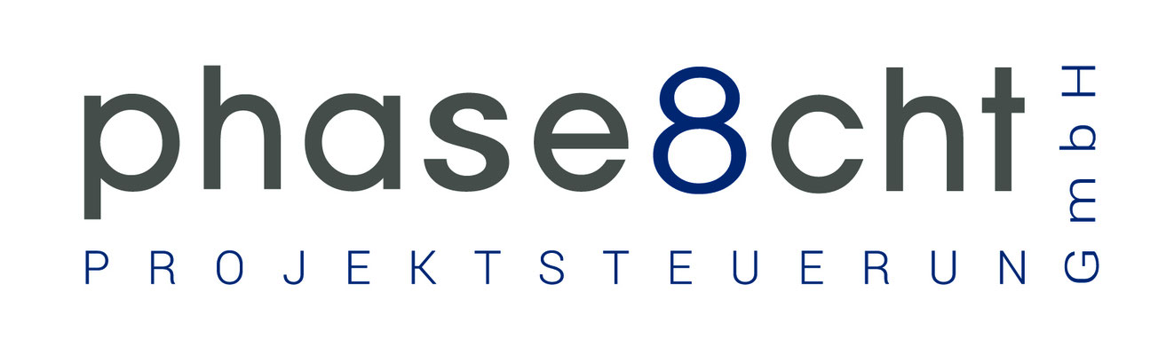 Logodesign für phaseacht Projektsteuerung GmbH von www.maikart.de