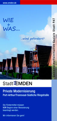 Gestaltung Flyer, Stadt Emden