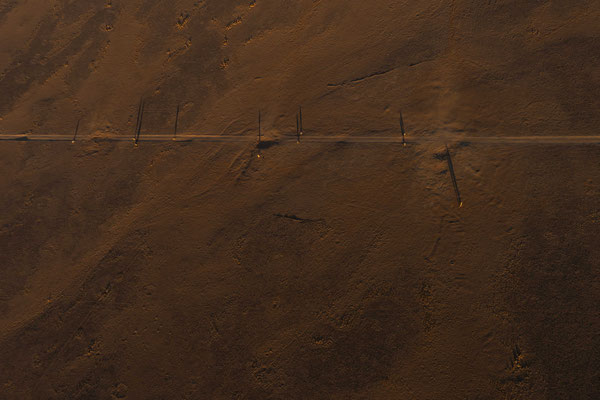 Dirtroad from above -  Namib Desert
