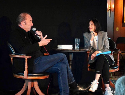 SRF-Literaturkritikerin Annette König und Schriftsteller Robert Menasse