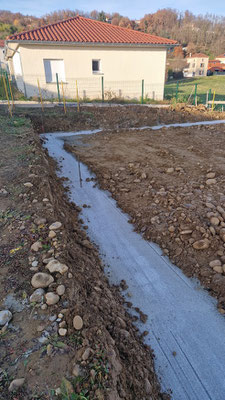 coulage des fondations