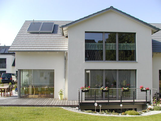 Passivhaus Schweinfurt - Süd-Ansicht