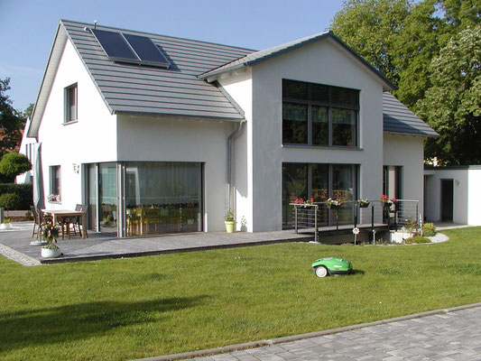 Passivhaus Schweinfurt - Südwest-Ansicht