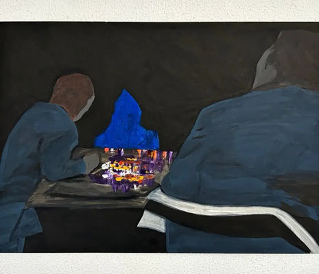 2023 oil on paper 60x85cm price 6000€