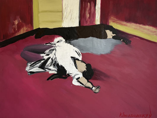 2026 oil on canvas 120x160cm «butter» 70000€