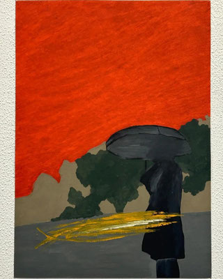 2023 oil on paper 85x60cm price 8000€