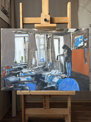 2025 oil on canvas 70x100 cm «world» price 22000€