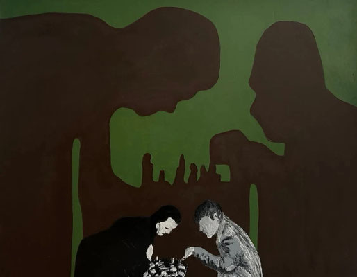 2024 oil on canvas 70x100cm «Chess» price 18000€