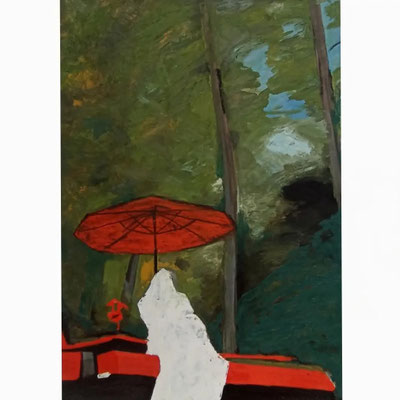 2023 oil on paper 85x60cm price 7000€
