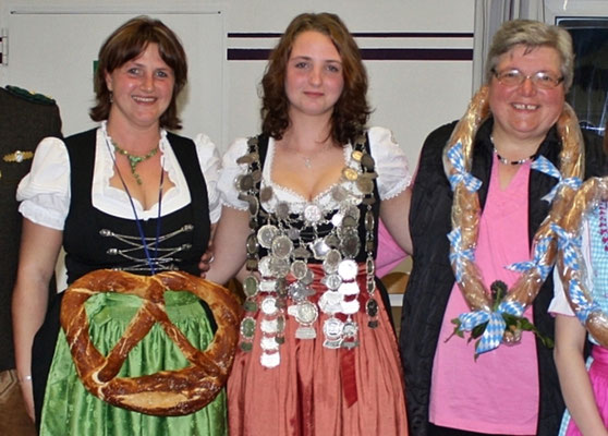 Freischütz-Könige 2014 (Schützen) - Martina Kerber, Simone Wolski, Adelheid Schmelcher (v.l.n.r.)