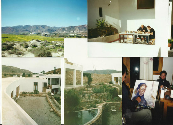 Atelierarbeiten in Cabo de Gata, Andalucia, Spain und u.a. auch im Kunsthaus Tacheles (2003 - 2005) Berlin, Deutschland.