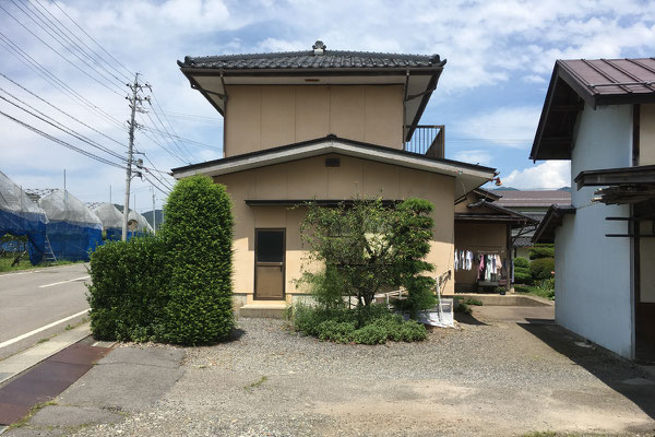 既存の外観西面　ここが道からもっとも見える部分