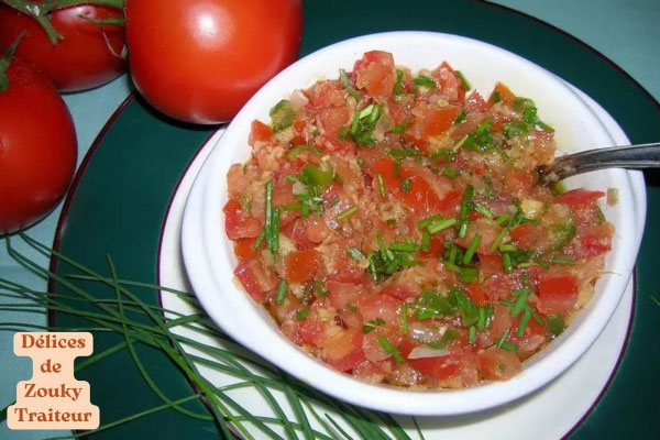 Rougail tomates (avec ou sans piments) - Traiteur créole delicesdezouky.fr