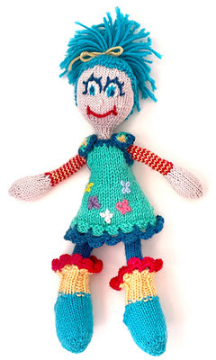 Elke: "Puppe 2", gestrickt nach Anleitung von Arne & Carlos