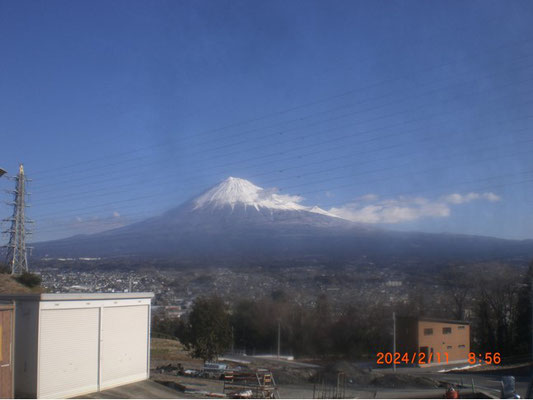 岩本山の道順（高原地区より富士山