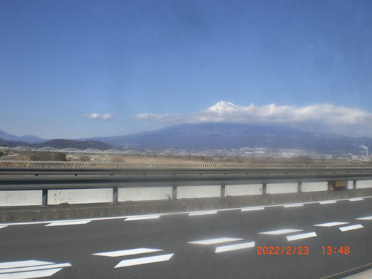 新富士川橋から富士山