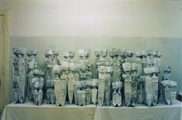 Torsopaare, 2003-2005 (Acryl auf Gips auf Karton)