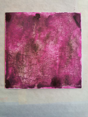Ohne Titel, 2022 - Mix Media,  15,8 x 15,8 cm