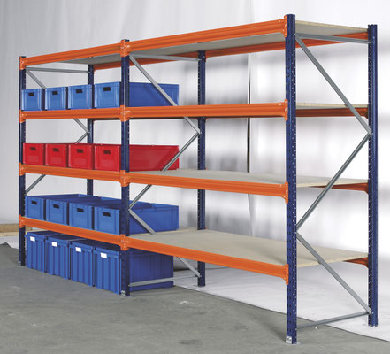 Rayonnage mi-lourd industriel Sisam