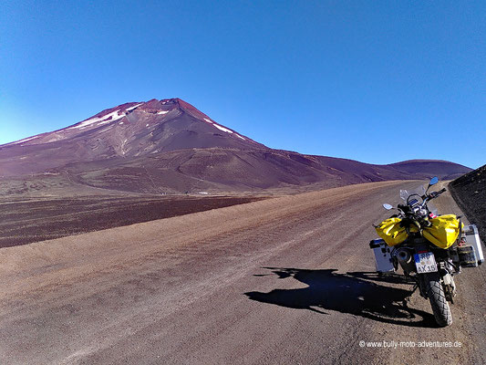 Chile - Reserva Nacional Nalcas - Straße R-785 - Fahrt zum Crater Navidad