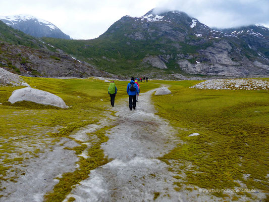 Norwegen - Jostedalsbreen Nationalpark - Wanderung zum Gletscher Tunbergdalsbreen