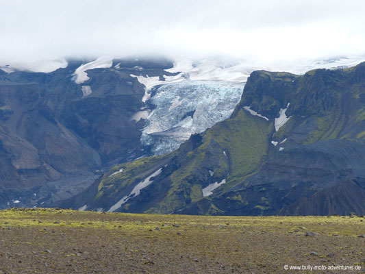 Island - Fimmvörðuháls - Etappe 1 - Básar nach Fimmvörðuskáli