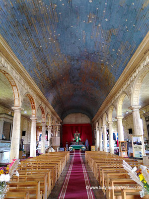 Chile - Insel Chiloé - Chonchi - Holzkirche in Chonchi