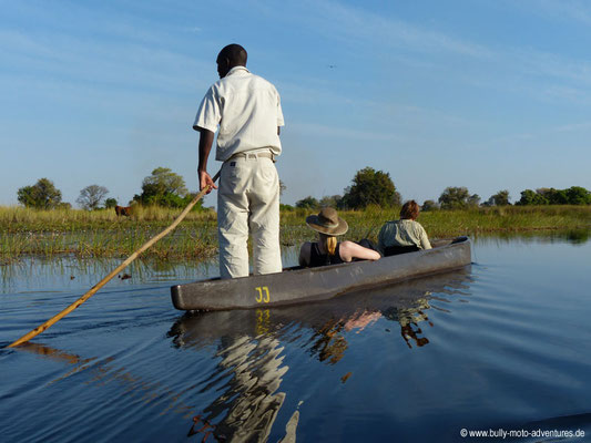 Botswana - Mokoro-Fahrt durch das Okavango-Delta