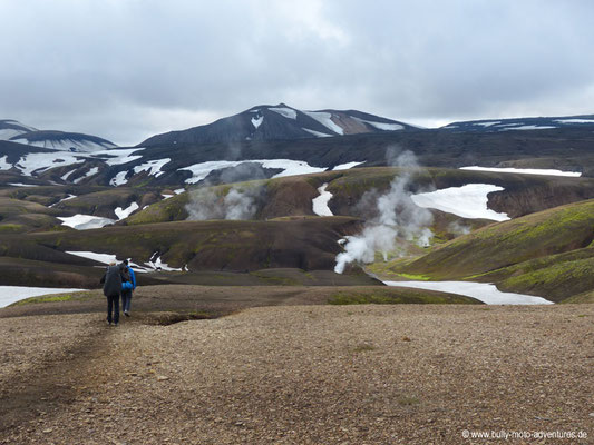 Island - Laugavegur - kurz vor Stórihver