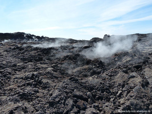 Island - Vulkansystem Krafla - Lavafeld
