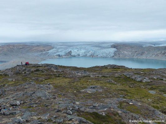 Grönland - Blick auf den Gletscher Qalerallit