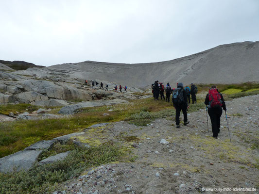 Grönland - Fjord Qalerallit Imaa - Durch Sanddünen geprägtes Tal