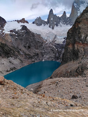 Argentinien - Parque Nacional Los Glaciares - Sendero al Fitz Roy - Laguna Sucia