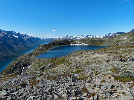 Norwegen - Jotunheimen Nationalpark - Wandern auf dem Besseggenkamm