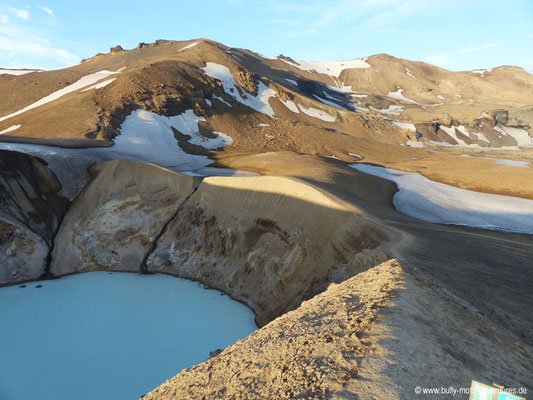 Island - Askja-Krater - Víti und Öskjuvatn