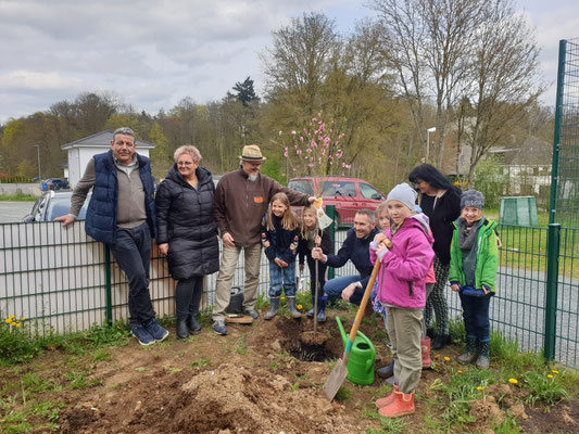 Projekt "Baumpflanzaktion" an Schulen