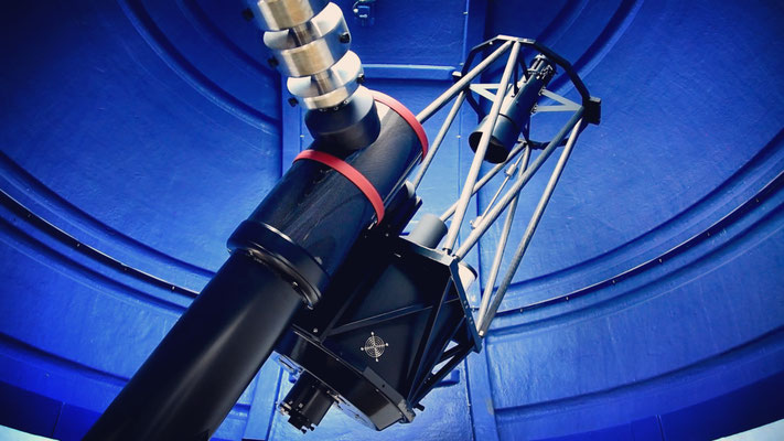 62 cm diameter gittertubus Cassegrain teleskop.