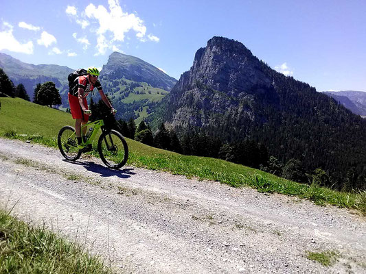 Mit dem E-Mountainbike unterwegs im Diemtigtal