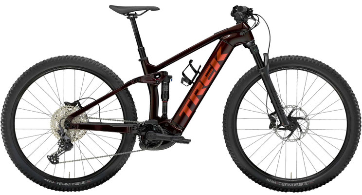 E-Mountainbike TREK Rail 9.5 carbon red smoke