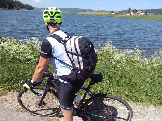 Mit dem Gravelbike um den Lac de Taillere