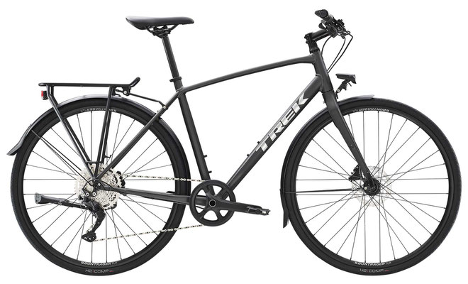 Freizeitrad Trek FX 3 Disc ausgerüstet