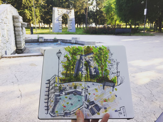 public gardens in Andria.