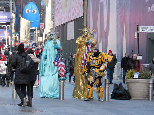 Werbung für den Disneystore am Time Square