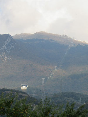 Blick vom Camping Priori auf den Monte Baldo