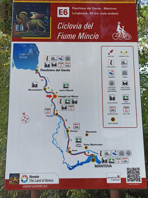 Der Mincio - Radweg