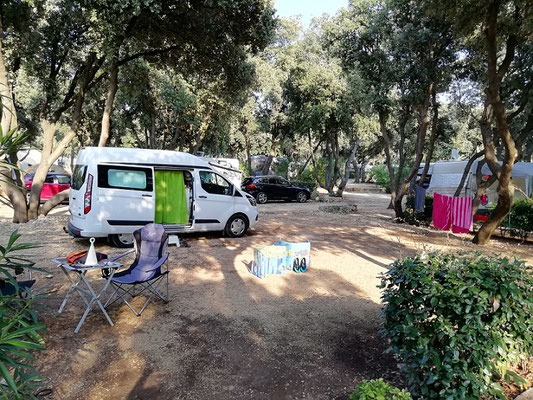 Camping Novalja - Umzug zum nächsten Campingplatz auf Pag